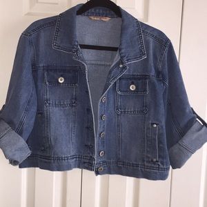 Cropped Denim Jacket!
